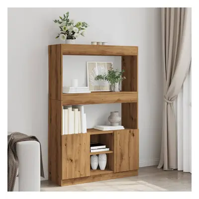 vidaXL Skříň highboard dub artisan 92 x 33 x 140 cm kompozitní dřevo