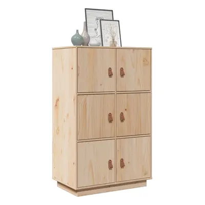 vidaXL Skříň highboard 67 x 40 x 108,5 cm masivní borové dřevo