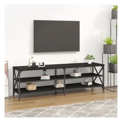 vidaXL TV skříňka černá 160 x 40 x 50 cm kompozitní dřevo