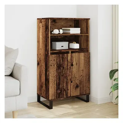 vidaXL Skříň highboard old wood 60 x 36 x 110 cm kompozitní dřevo