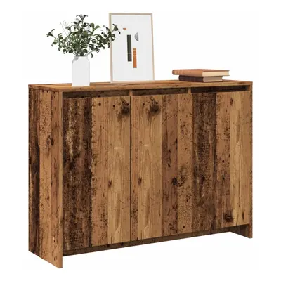 vidaXL Příborník old wood 102 x 33 x 75 cm kompozitní dřevo