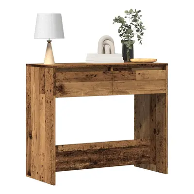 vidaXL Konzolový stolek old wood 89 x 41 x 76,5 cm kompozitní dřevo