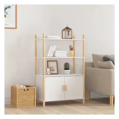 vidaXL Skříň highboard bílá 80x40x121 cm kompozitní dřevo