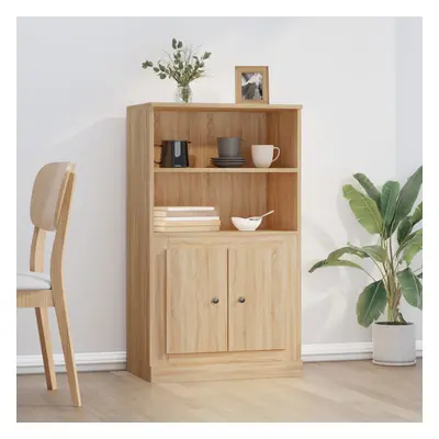 vidaXL Skříň highboard dub sonoma 60 x 35,5 x 103,5 kompozitní dřevo