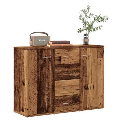 vidaXL Příborník old wood 88 x 30 x 64 cm kompozitní dřevo