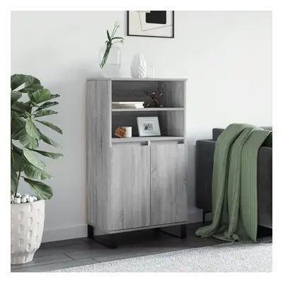 vidaXL Skříň highboard šedá sonoma 60 x 36 x 110 cm kompozitní dřevo