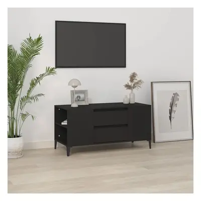 vidaXL TV skříňka černá 102x44,5x50 cm kompozitní dřevo