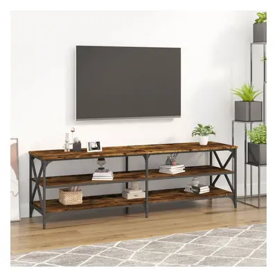 vidaXL TV skříňka kouřový dub 160 x 40 x 50 cm kompozitní dřevo