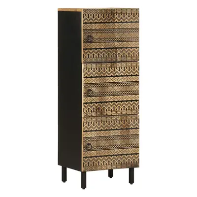 vidaXL Skříň highboard 40x33,5x110 cm masivní hrubé mangovníkové dřevo