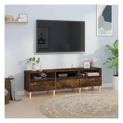 vidaXL TV skříňka kouřový dub 150 x 30 x 44,5 cm kompozitní dřevo