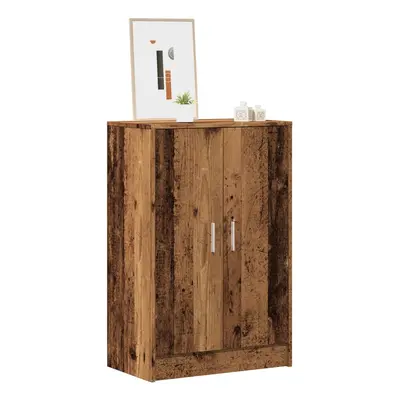 vidaXL Botník old wood 60 x 35 x 92 cm kompozitní dřevo