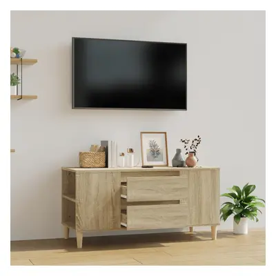 vidaXL TV skříňka dub sonoma 102x44,5x50 cm kompozitní dřevo