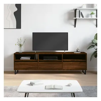 vidaXL TV skříňka hnědý dub 150 x 30 x 44,5 cm kompozitní dřevo