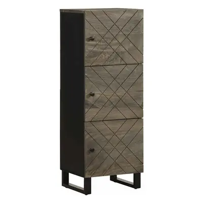 vidaXL Skříň highboard černá 40x33x110 cm masivní mangovníkové dřevo