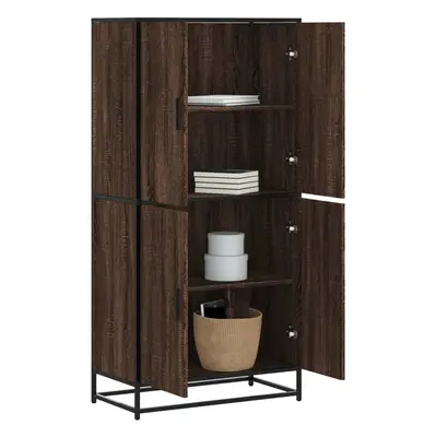 vidaXL Skříň highboard hnědý dub 68 x 35 x 139 cm kompozitní dřevo