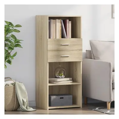 vidaXL Skříň highboard dub sonoma 50 x 42,5 x 124 cm kompozitní dřevo