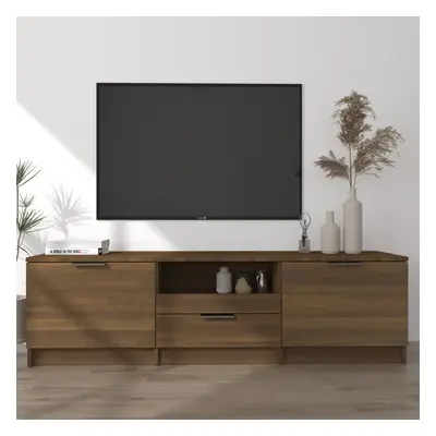 vidaXL TV skříňka hnědý dub 140 x 35 x 40 cm kompozitní dřevo