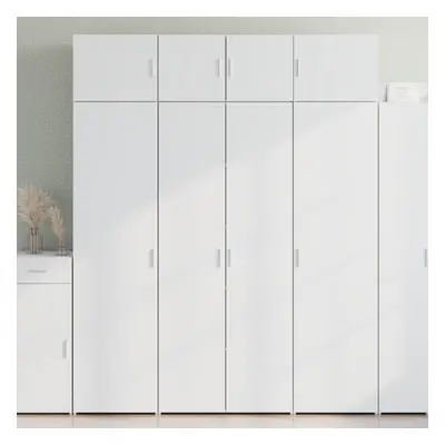 vidaXL Skříň highboard bílá 80 x 42,5 x 185 cm kompozitní dřevo