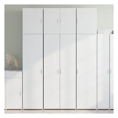 vidaXL Skříň highboard bílá 80 x 42,5 x 249 cm kompozitní dřevo