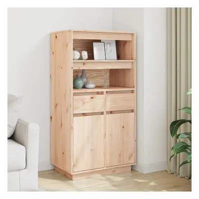 vidaXL Skříň highboard 60 x 40 x 116,5 cm masivní borové dřevo