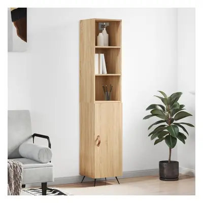 vidaXL Skříň highboard dub sonoma 34,5 x 34 x 180 cm kompozitní dřevo