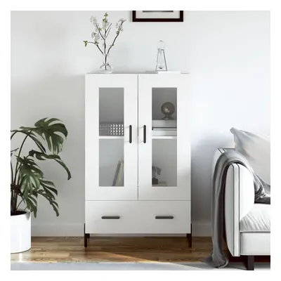 vidaXL Skříň highboard bílá 69,5 x 31 x 115 cm kompozitní dřevo