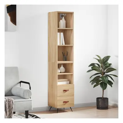 vidaXL Skříň highboard dub sonoma 34,5 x 34 x 180 cm kompozitní dřevo