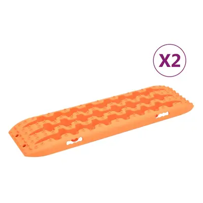 vidaXL Vyprošťovací desky 2 ks oranžové 106 x 30,5 x 7 cm nylon