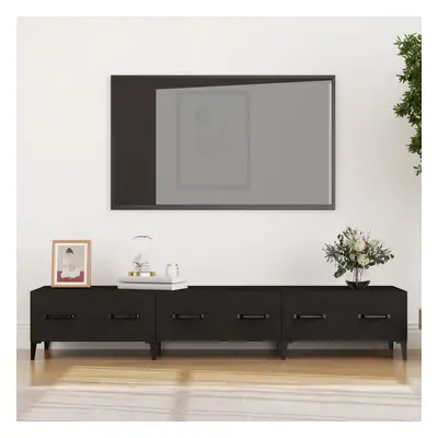 vidaXL TV skříňka černá 150 x 34,5 x 30 cm kompozitní dřevo