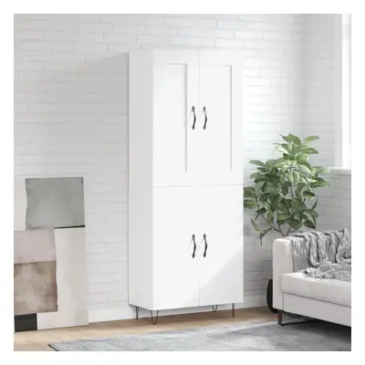 vidaXL Skříň highboard bílá 69,5 x 34 x 180 cm kompozitní dřevo