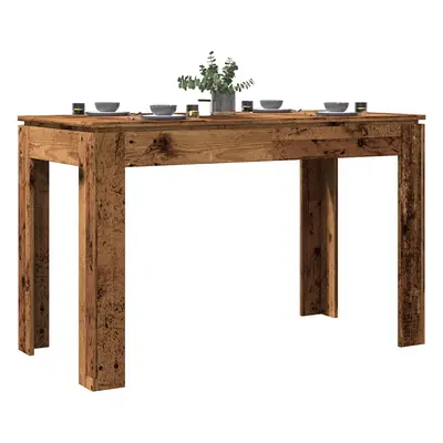 vidaXL Jídelní stůl old wood 120 x 60 x 76 cm kompozitní dřevo