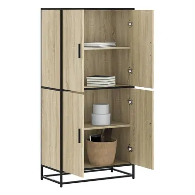 vidaXL Skříň highboard dub sonoma 68 x 35 x 139 cm kompozitní dřevo