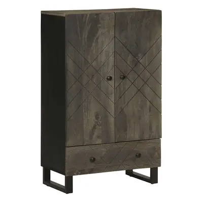 vidaXL Skříň highboard černá 60x33x100 cm masivní mangovníkové dřevo