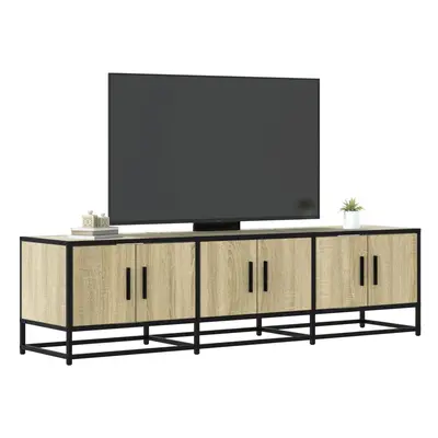 vidaXL TV skříňka dub sonoma 150 x 35 x 41 cm kompozitní dřevo a kov