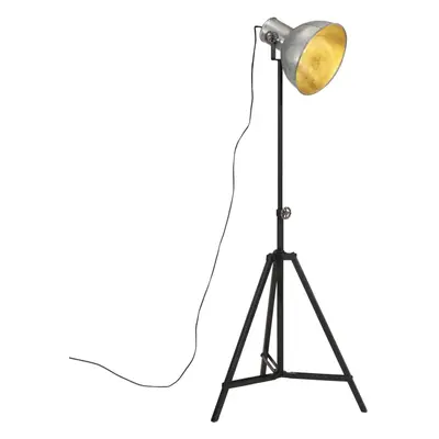 vidaXL Stojací lampa 25 W vintage stříbrná 61 x 61 x 90/150 cm E27