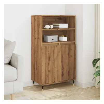 vidaXL Skříň highboard dub artisan 60 x 36 x 110 cm kompozitní dřevo