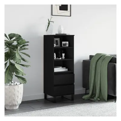 vidaXL Skříň highboard černá 40 x 36 x 110 cm kompozitní dřevo