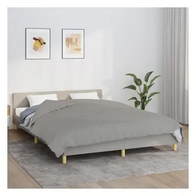 vidaXL Zátěžová deka šedá 200 x 225 cm 13 kg textil