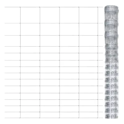 vidaXL Zahradní plot pozinkovaná ocel stříbrný 50 x 1,6 m