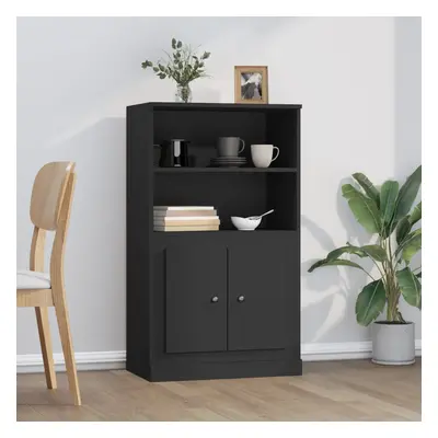 vidaXL Skříň highboard černá 60 x 35,5 x 103,5 kompozitní dřevo