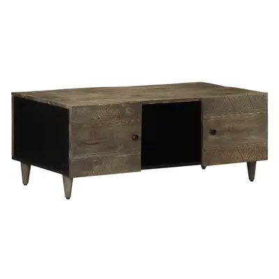 vidaXL Coffee Table světle šedá 100x54x40cm masivní mangovníkové dřevo