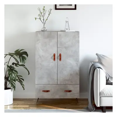 vidaXL Skříň highboard betonově šedá 69,5x31x115 cm kompozitní dřevo