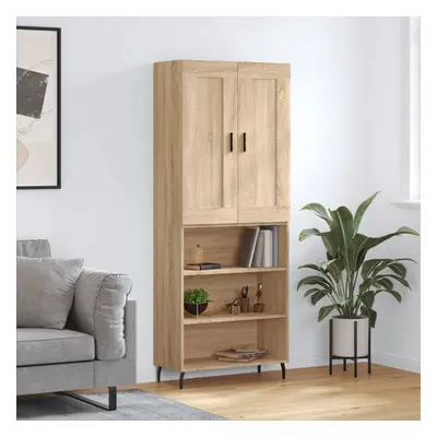 vidaXL Skříň highboard dub sonoma 69,5 x 34 x 180 cm kompozitní dřevo