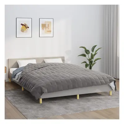 vidaXL Zátěžová deka šedá 200 x 225 cm 13 kg textil