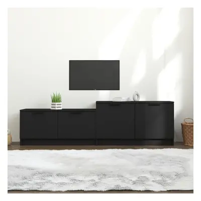 vidaXL TV skříňka černá 158,5 x 36 x 45 cm kompozitní dřevo