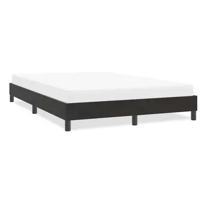 vidaXL Box spring postel s matrací černá 140x220 cm samet