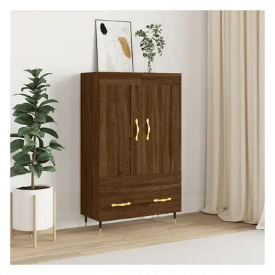 vidaXL Skříň highboard hnědý dub 69,5 x 31 x 115 cm kompozitní dřevo