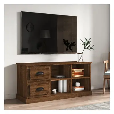 vidaXL TV skříňka hnědý dub 102 x 35,5 x 47,5 cm kompozitní dřevo