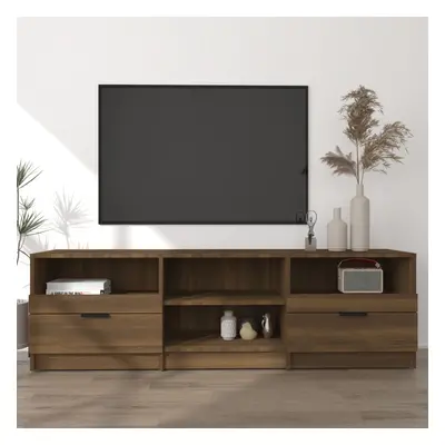 vidaXL TV skříňka hnědý dub 150 x 33,5 x 45 cm kompozitní dřevo