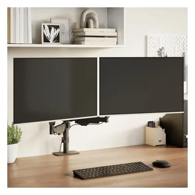 vidaXL Dvojité rameno na monitory max. 27" VESA 75/100 mm 20 kg